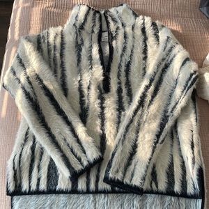 Anthropologie fuzzy pullover